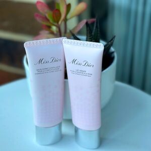 Miss Dior Rose Sorbet Shimmering Body Gel & Granita Exfoliating Body Shower Milk